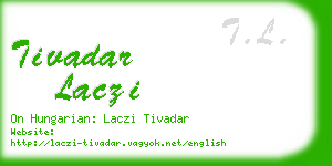 tivadar laczi business card